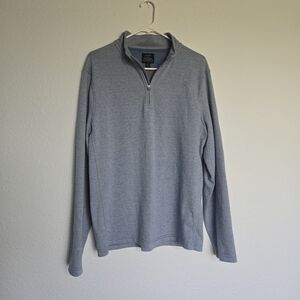 J. Crew Authentic Fleece in Blue and White